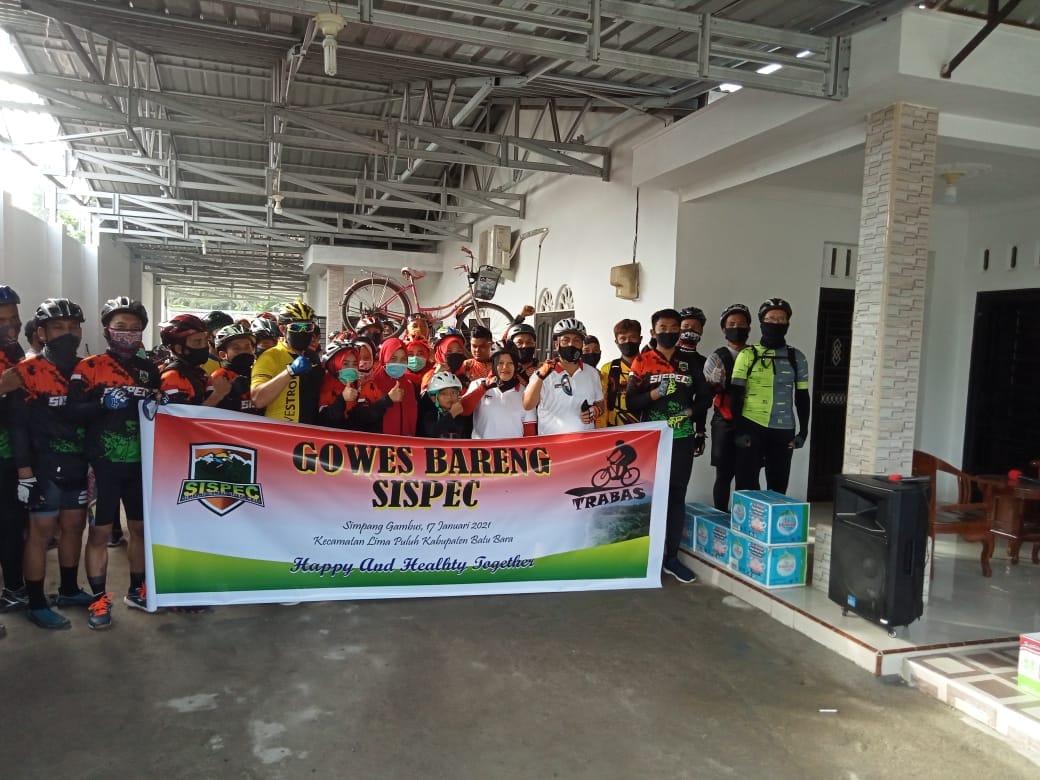 Ketua DPRD Batu Bara Selaku Pembina SISPEC Jalin Silaturahmi Dengan Cara Gowes Bareng .