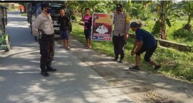 Polsek Beringin Terus lakukan Ops Yustisi: Memutus Mata Rantai pengebaran Covid- 19