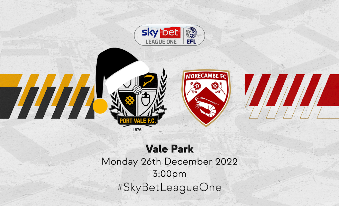 Port Vale vs Morecambe