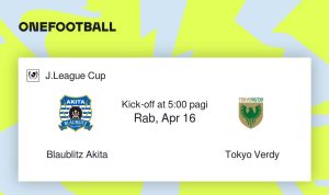Blaublitz Akita vs Tokyo Verdy Prediksi Blaublitz Akita vs Tokyo Verdy
