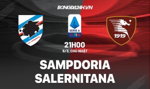 Sampdoria vs Salernitana