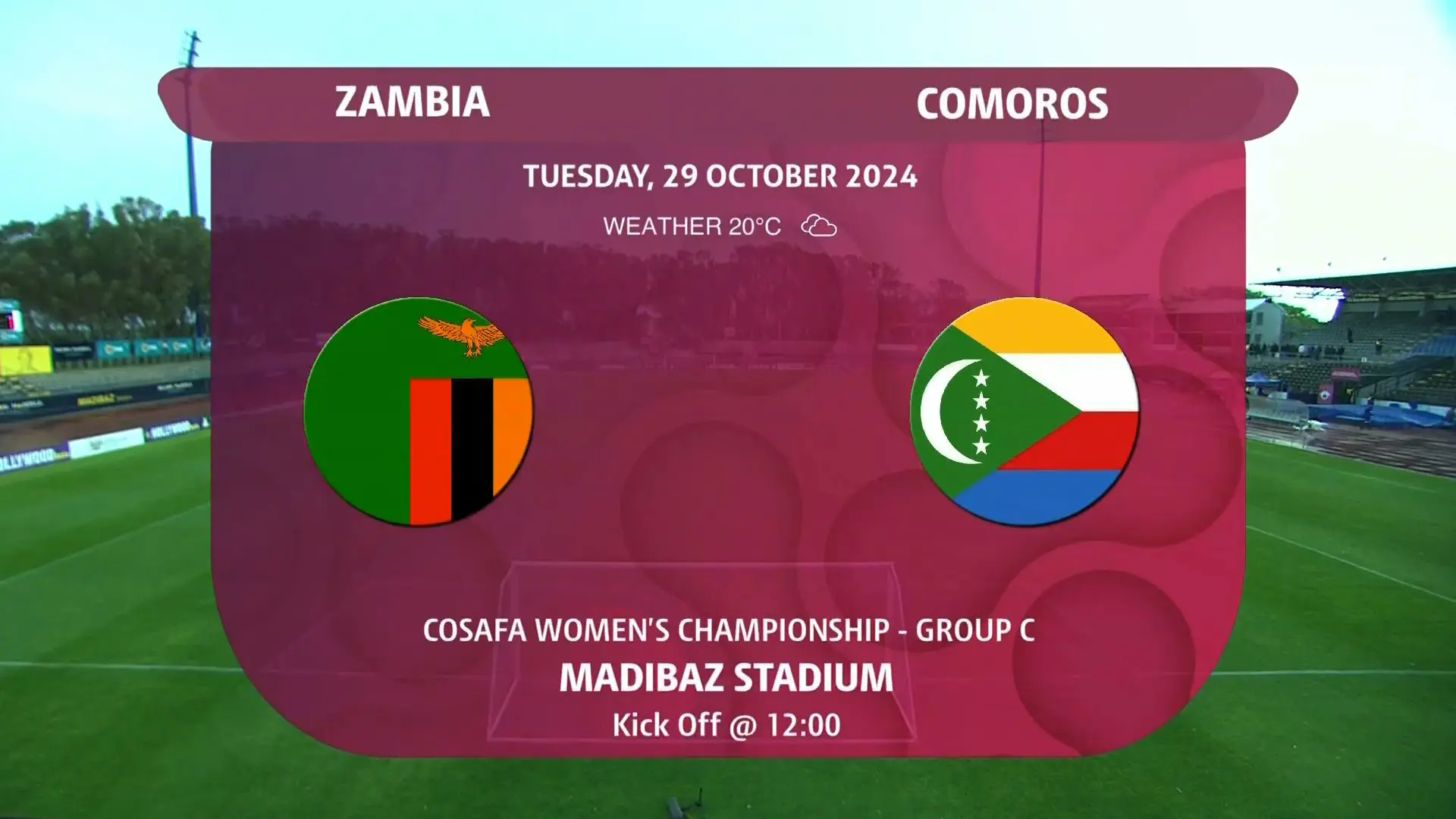 Zambia vs Komoro Zambia vs Komoro
