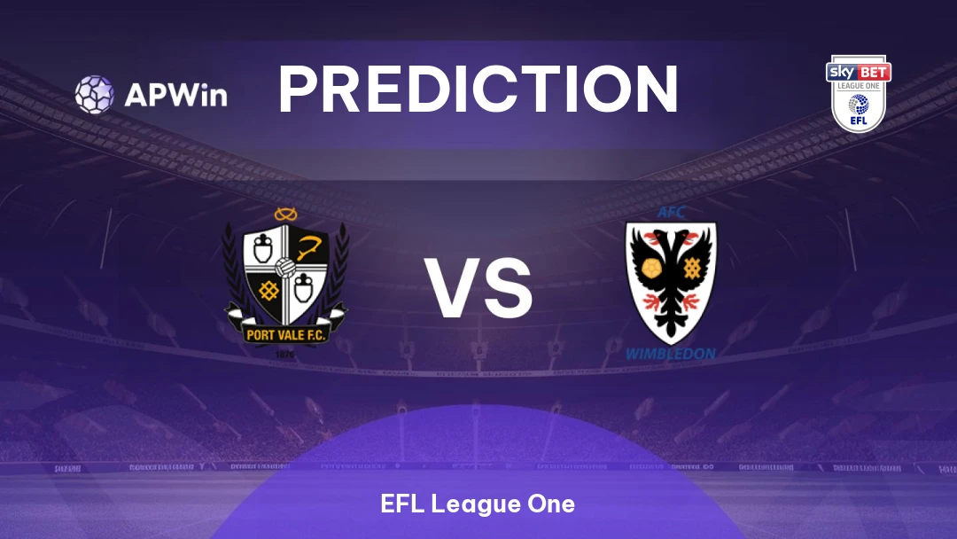 Port Vale vs Wimbledon Port Vale vs Wimbledon
